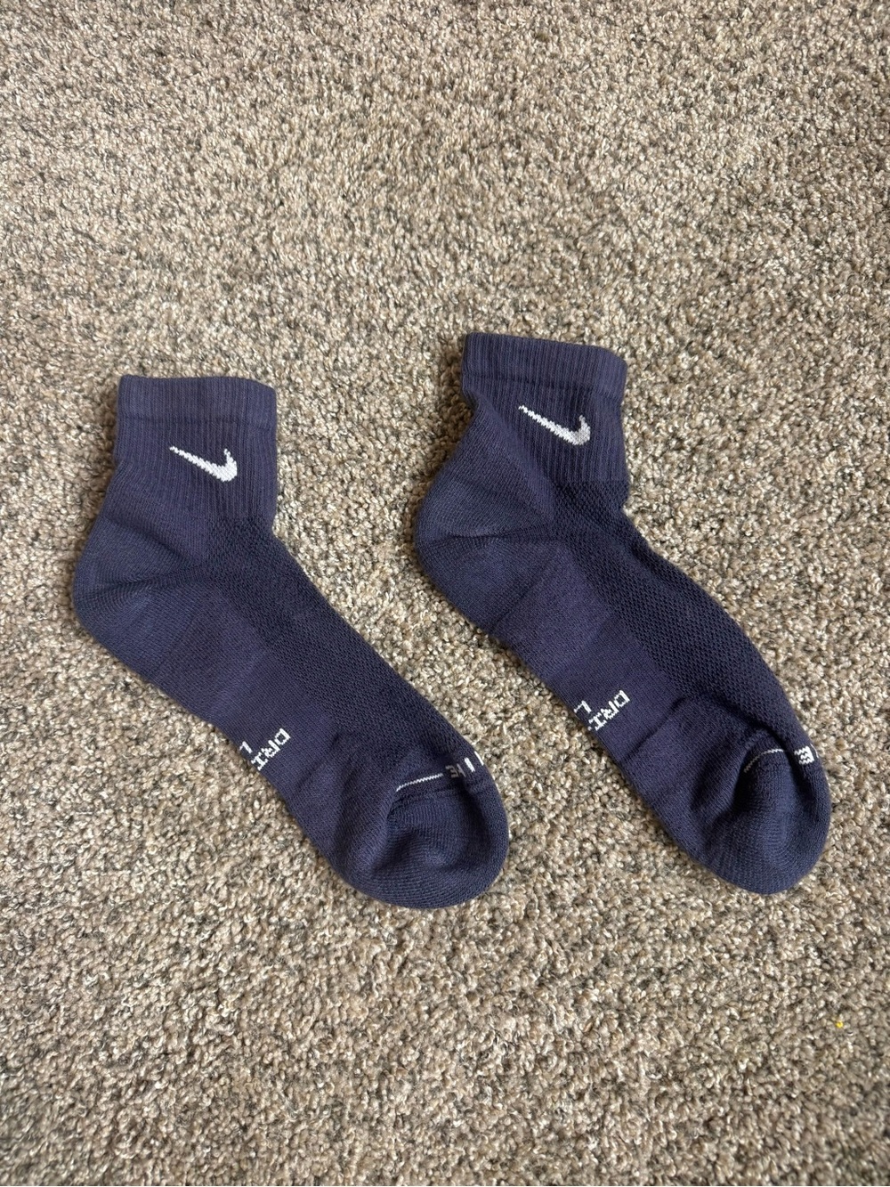 Dark Purple Nike Ankle Socks
